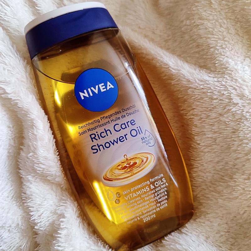 NIVEA Huile De Douche 200ml - Nourishing Shower Oil For Soft And
