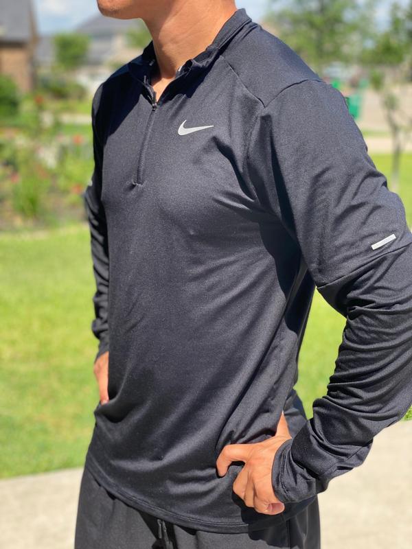 Nike long sleeve zip hotsell