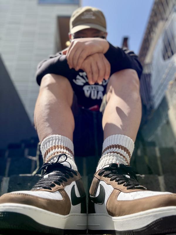 【NIKE】Air Force 1 Low / ナイキ エア フォース 1 Low レトロ NIKE AIR FORCE 1 LOW RETRO WHITE/BLACK-BISON（ナイキ エア