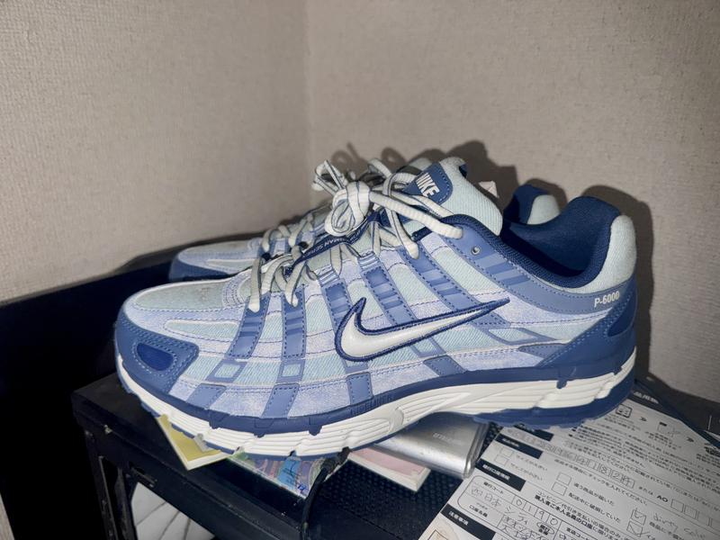 NIKE P-6000 FLAT PEWTER/WHITE-LT IRON ORE 23FA-I（ナイキ P-6000