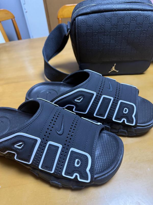 NIKE AIR MORE UPTEMPO SLIDE BLACK/WHITE-BLACK-CLEAR（ナイキ
