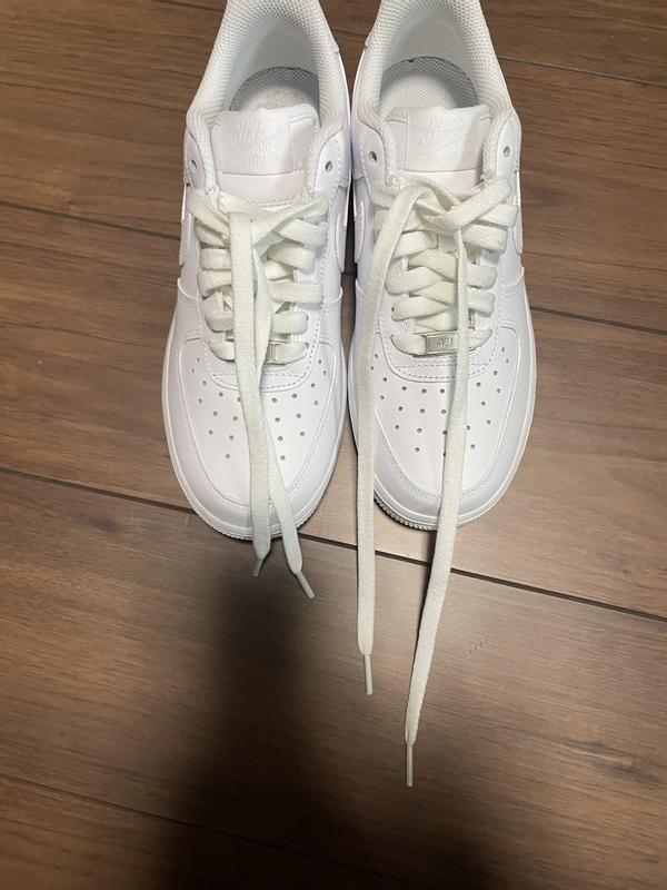 NIKE WMNS AIR FORCE 1 '07 WHITE/WHITE-BLACK-METALLIC SILVER