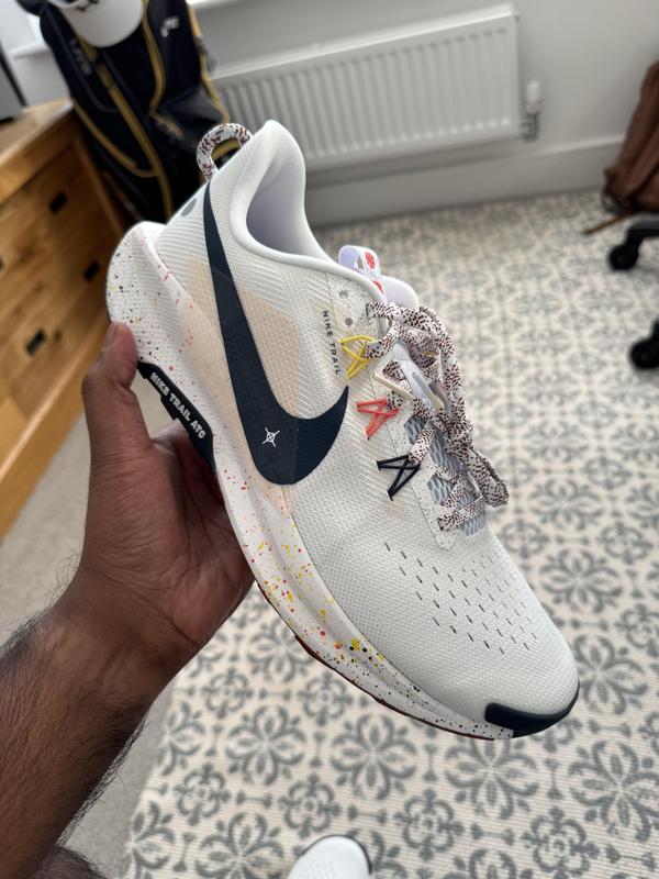 Nike Running ReactX Pegasus Trail 5 trainers in light silver