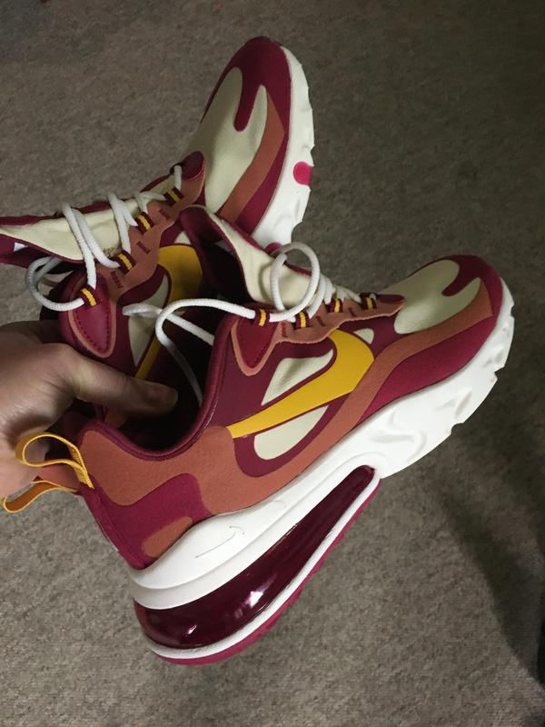 Max 270 React Burgundy And Gold Air Max Nike Air Max 270 React