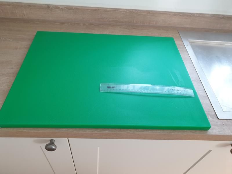 Hygiplas Low Density Cutting Board Green, 300x450x20mm [DM006]