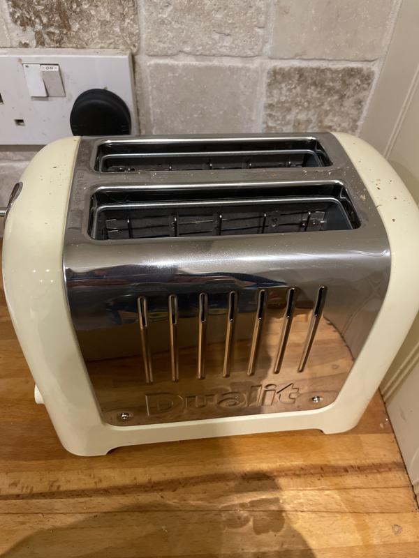 Dualit 2 clearance slice toaster cream