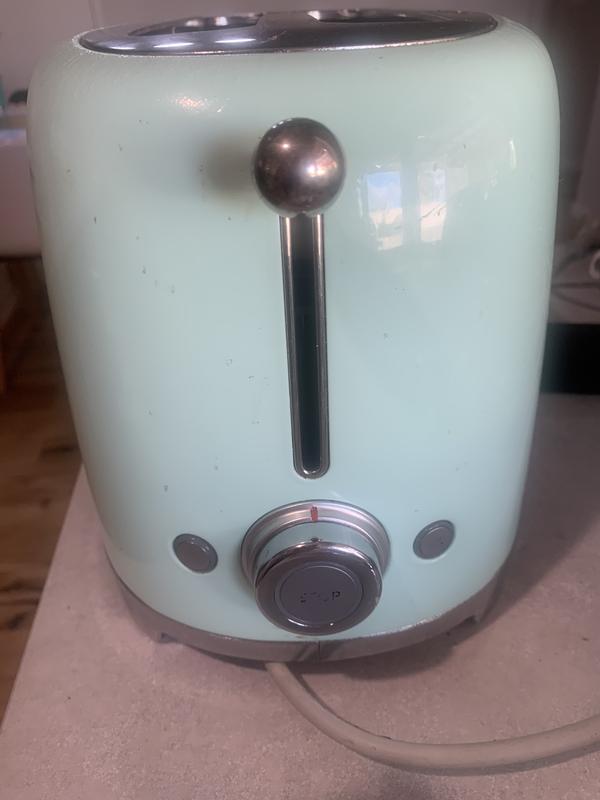 SMEG TSF02 4-Slice Toaster - Pastel Green