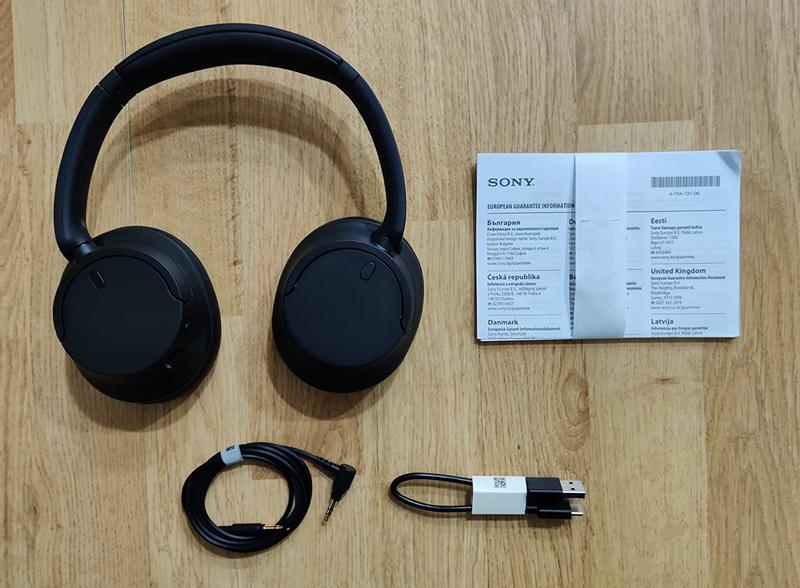  Sony WHCH720N Auriculares inalámbricos con cancelación de ruido  sobre la oreja con 2 micrófonos y control de voz Alexa (negro) : Electrónica