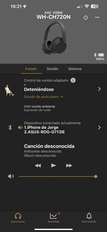 Audífonos inalámbricos con noise cancelling WH-CH720N Sony Store