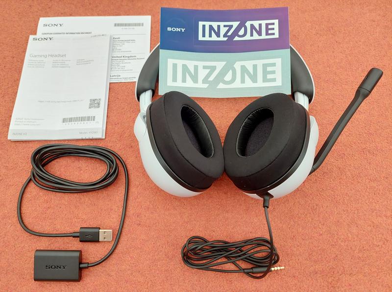 Sony INZONE H3 Auriculares con cable para gaming WH-G300, color blanco