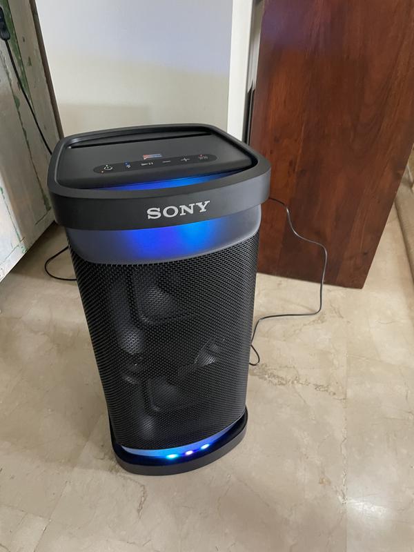 Sony SRS-XP500 X-Series Altavoz inalámbrico portátil Bluetooth  para fiesta de karaoke IPX4 resistente a salpicaduras con batería de 20  horas, negro : Instrumentos Musicales