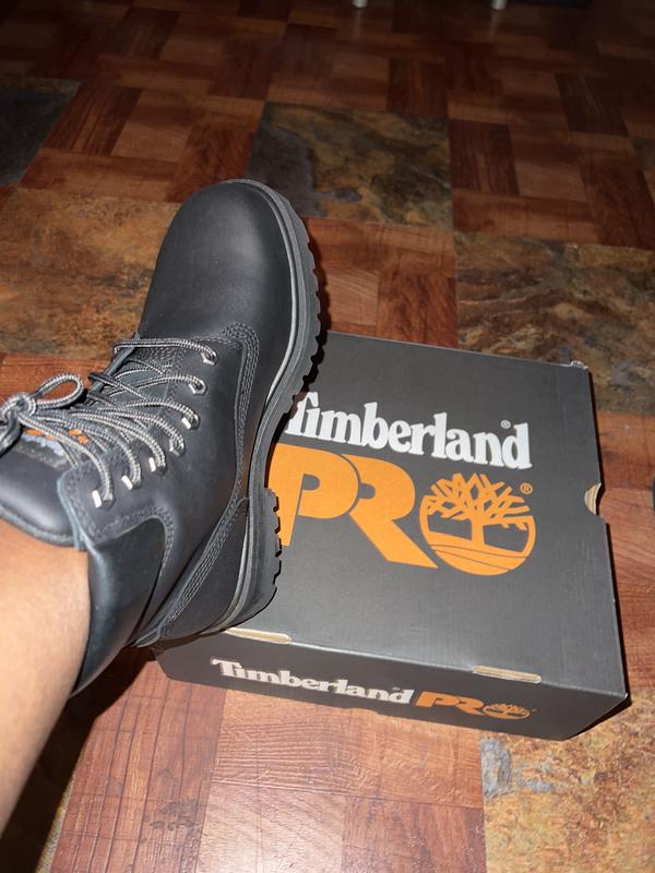 TM26038 Timberland PRO Men s Black 6 Inch Steel Toe Boot
