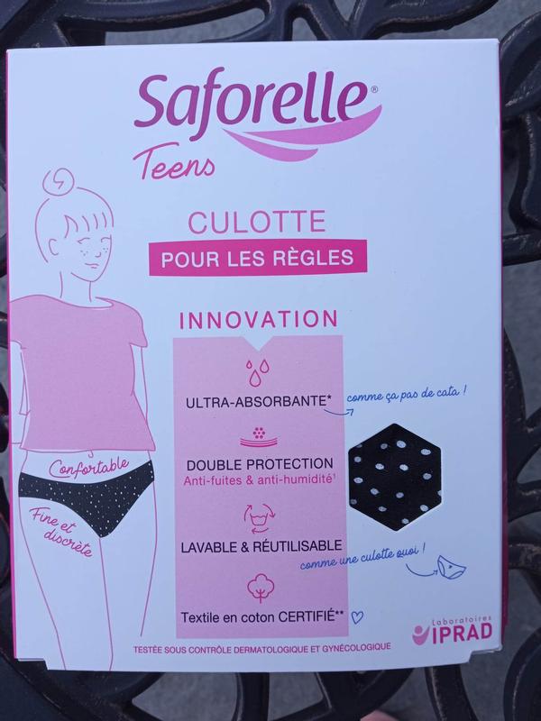 Culotte menstruelle pour adolescente everyday bikini- absorption très  lègere Proof