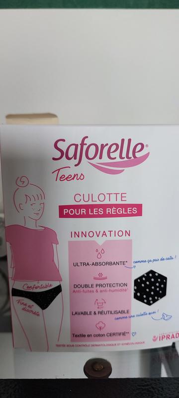 Culotte menstruelle Teens – Discrète et confortable - Saforelle