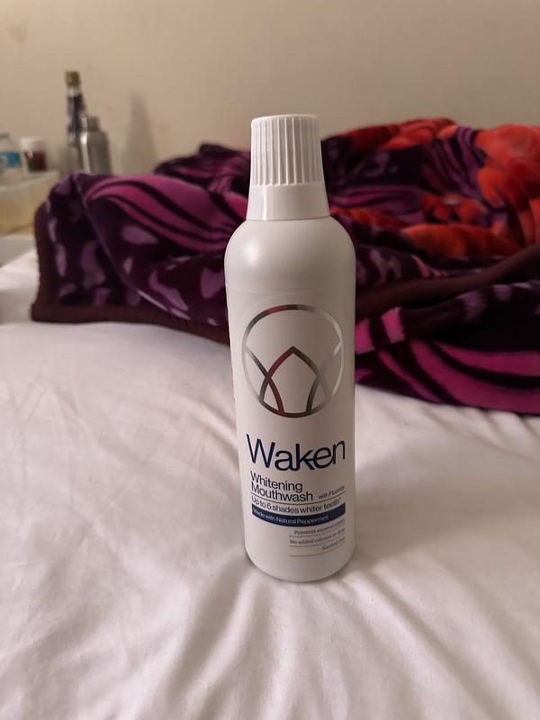 My new whitening mouth wash