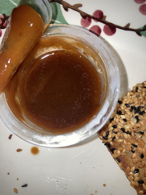 The sauce was tasty