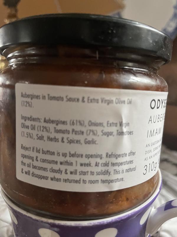 Front and ingredients