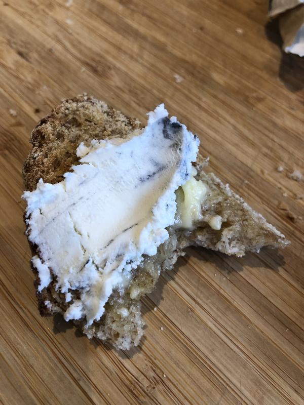 On toasted soda bread