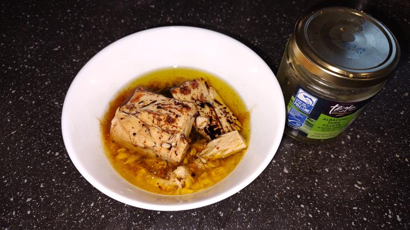 Out of the bottle and with dark soy sauce and avocado oil