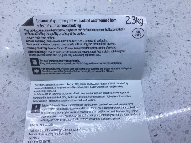 Opened label