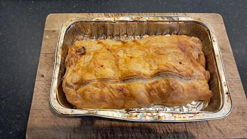 Pie topping or wrapping..