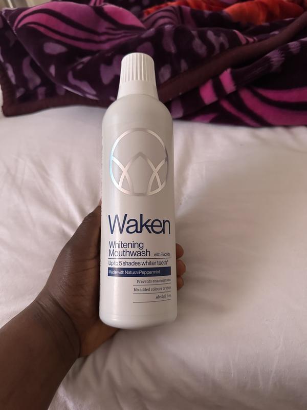My new whitening mouth wash