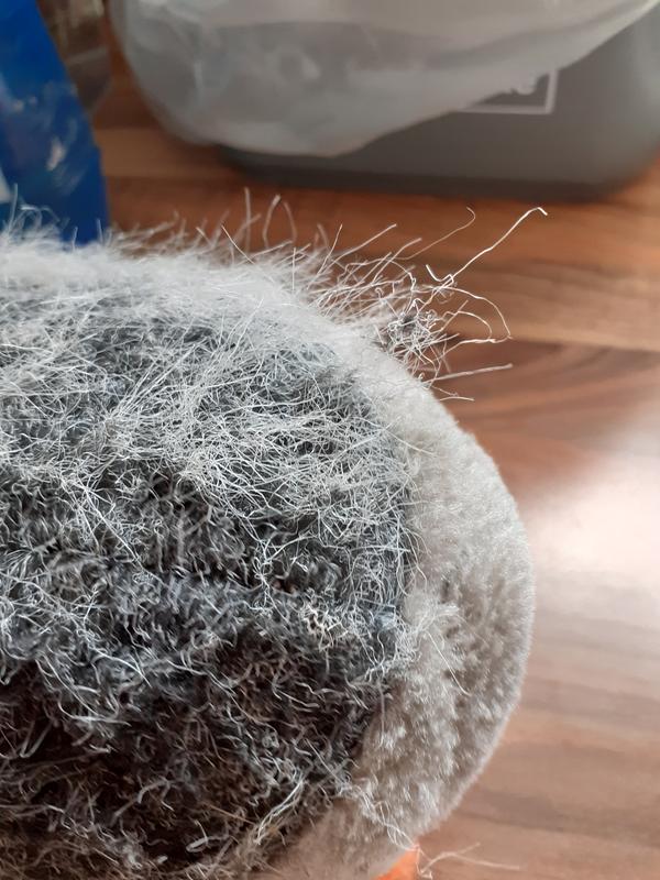 Fluff coming off.