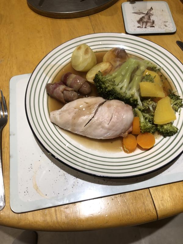 Early Christmas Dinner.