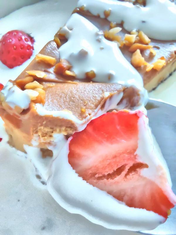 Light & Creamy Cheesecake.