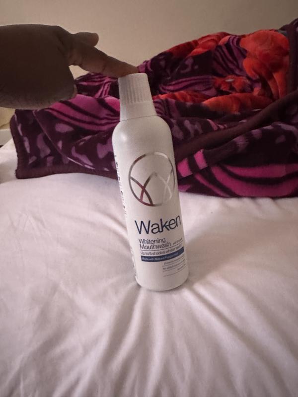 My new whitening mouth wash