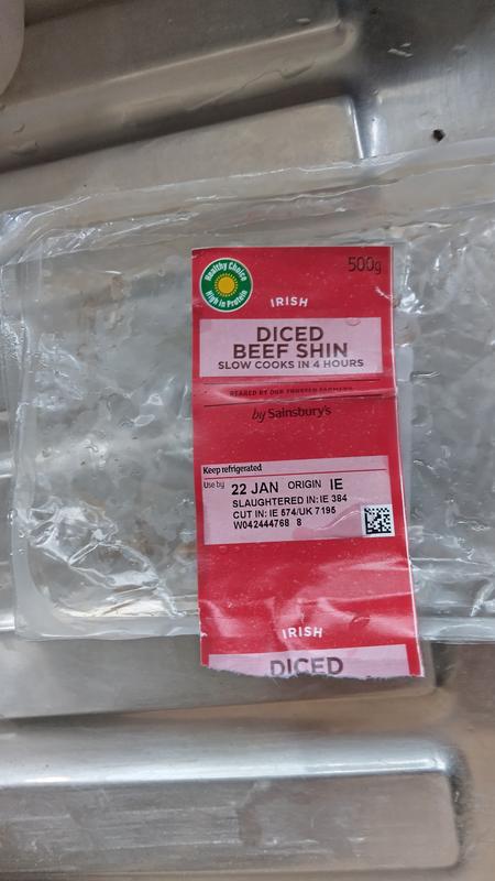 Beef Shin packaging