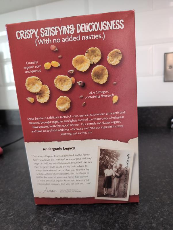 Excellent breakfast cereal.