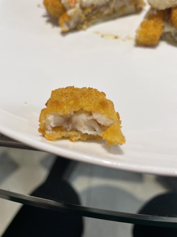 A thicker layer of fish would elevate this product