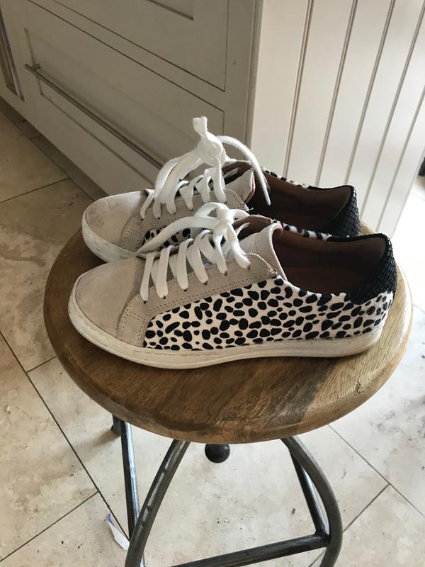 sainsburys leopard print trainers