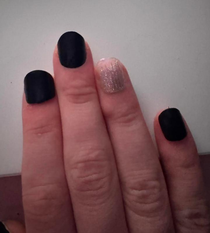 princess polly baby blue dress Gel Color by OPI Black Dress Not Optional HPH03 I Gel-nails.com main image 1
