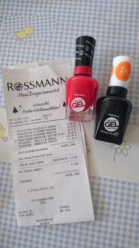 Sally Hansen Miracle Gel Nagellack Rossmann De