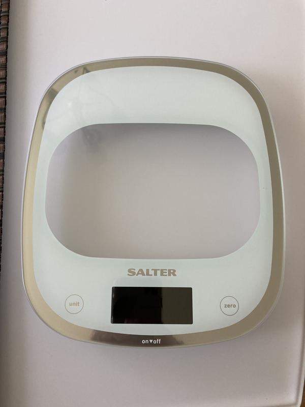Salter Curve Glass Electronic Digital Kitchen Scale