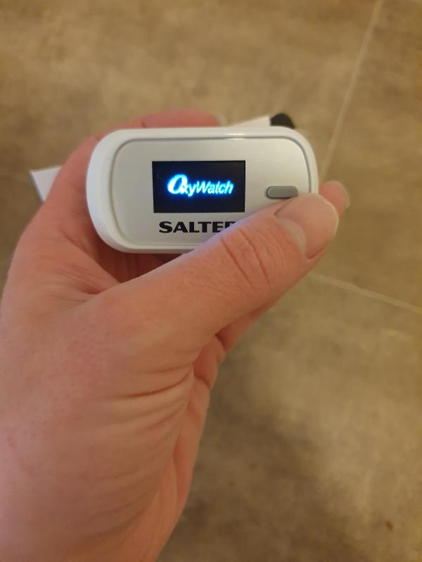 Salter OxyWatch Fingertip Pulse Oximeter Measure SpO2