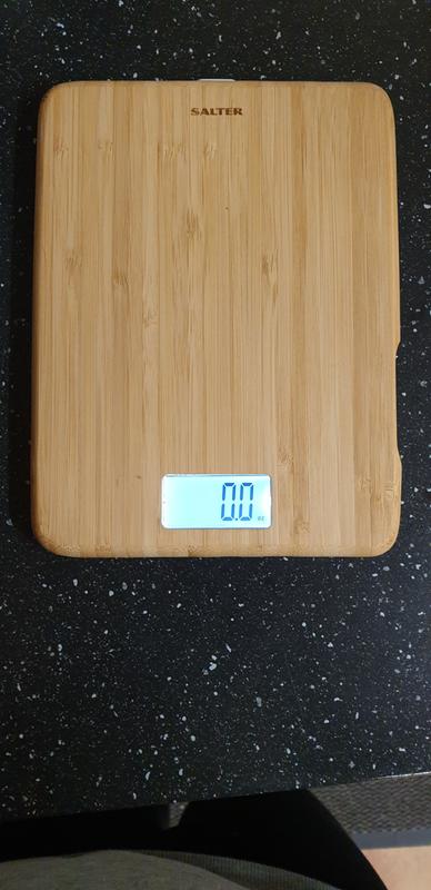  Salter Eco Friendly Bamboo Kitchen Scale (11-Pound): Digital  Kitchen Scales: Home & Kitchen