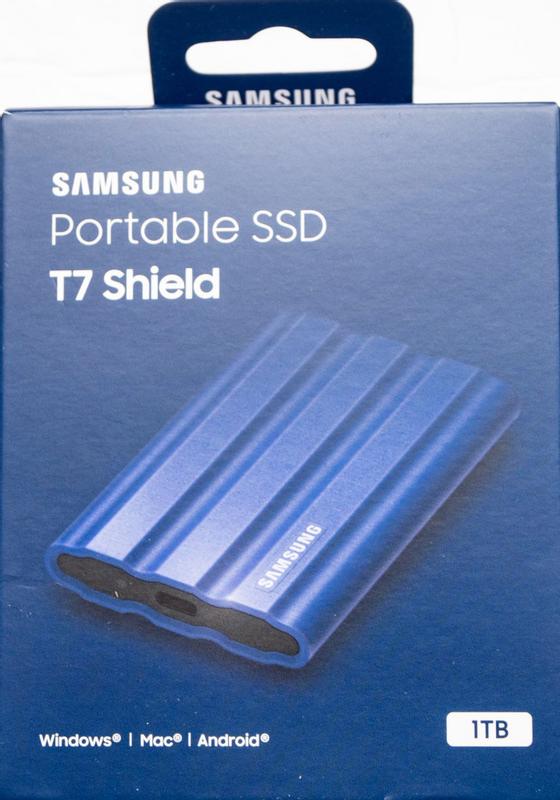 Portable SSD T7 Shield USB 3.2 Gen 2 1TB black | Samsung Singapore
