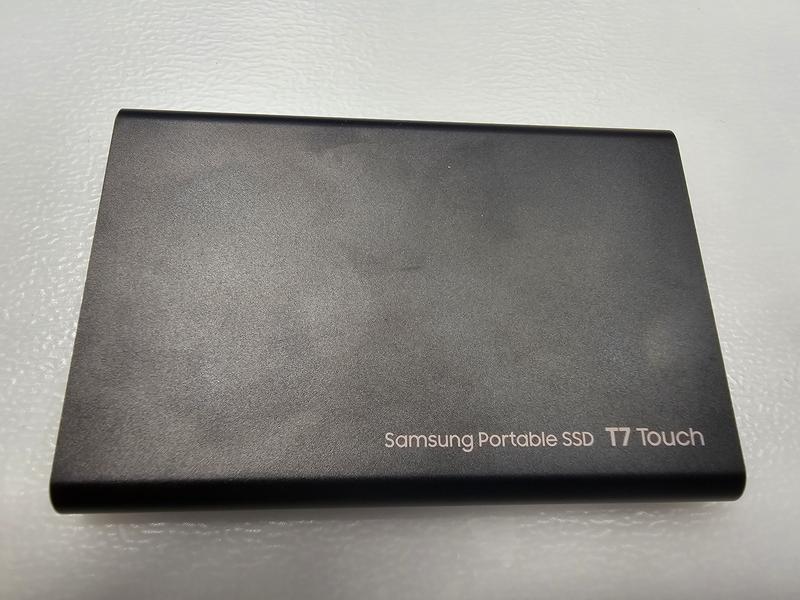 Зовнішній SSD накопичувач Samsung T7 Touch 2TB Black (MU-PC2T0K/WW