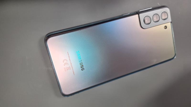 Samsung Galaxy S21+ファントムシルバー Samsung Galaxy S21 Plus 5G Phantom Silver Smartphone SIM