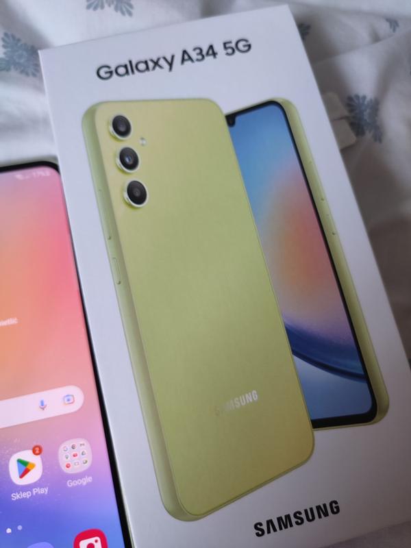 Samsung Galaxy A34 ラベンダー 本体 Samsung Galaxy A34 5G (Awesome Violet, 8GB, 128GB Storage) | 48 MP