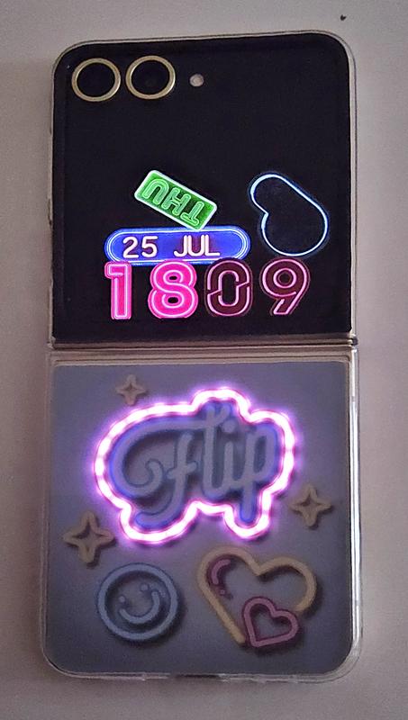スマホアクセサリー Galaxy Z Flip6 Flipsuit Case Galaxy Z Flip6 Flipsuit Case with LED Mobile Accessories