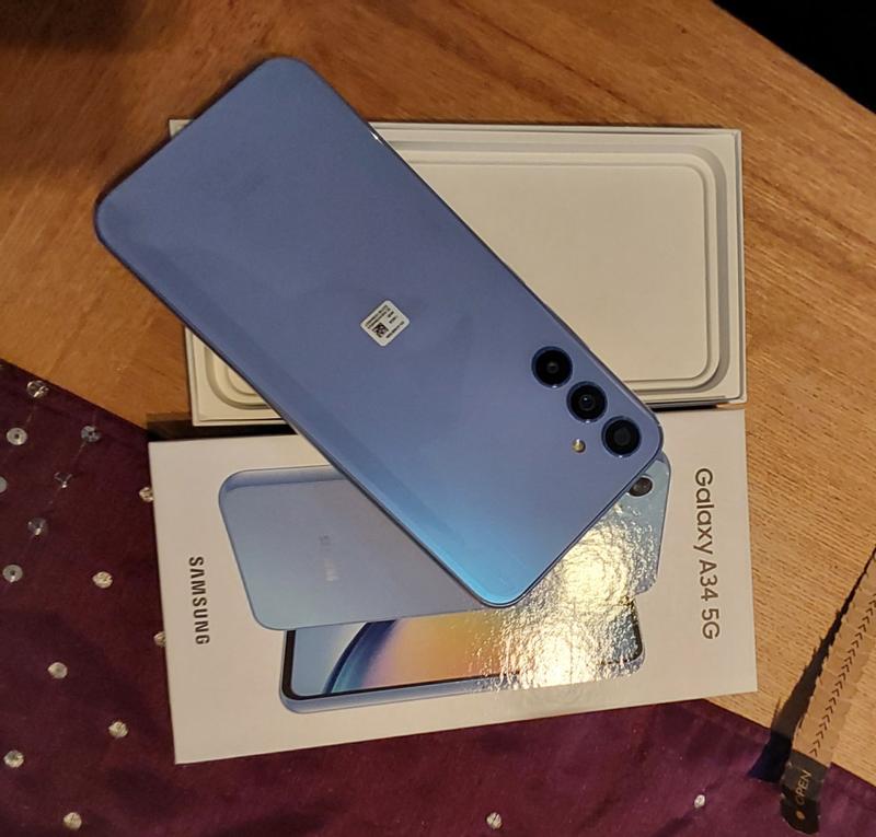 Galaxy A34 5G 128GB SIMフリー　割れなし Samsung Galaxy A34 5G Awesome Lime 128GB + 6GB Dual-Sim