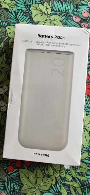 20,000 mAh Battery Pack (45W Super Fast Charging 2.0) Beige
