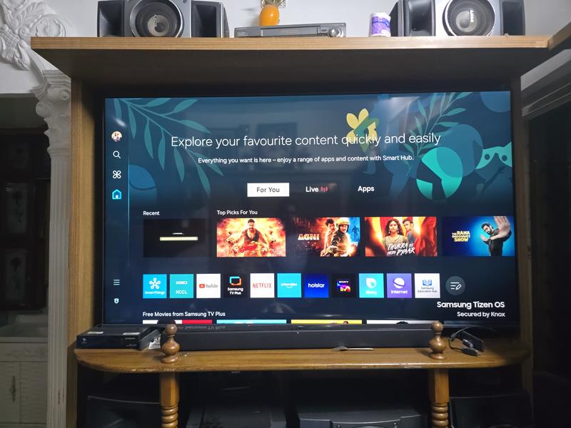 Samsung Tv Free Movie Apps Buy M Crystal UHD 4K Smart TV Samsung India