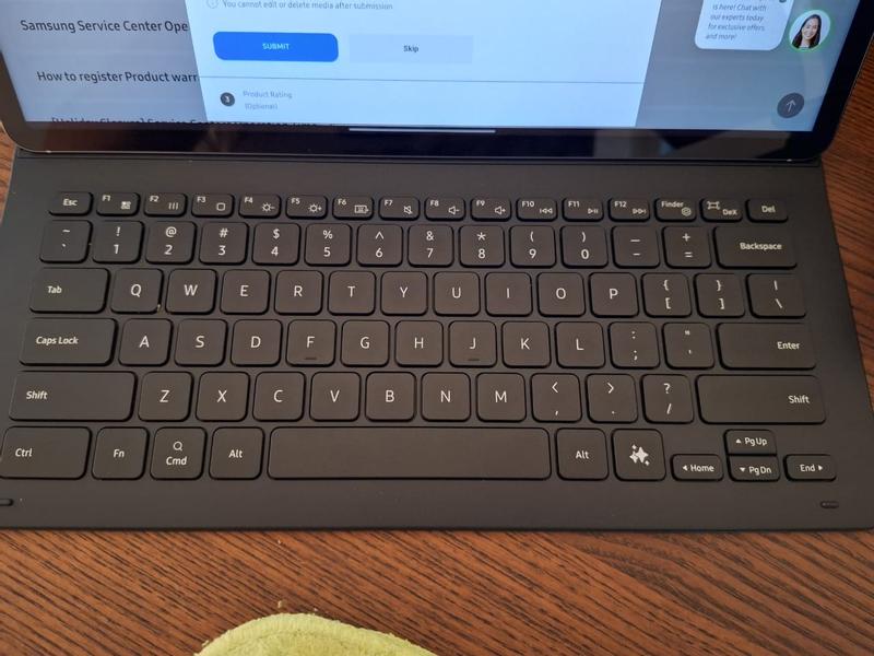 Galaxy Tab S10 FE+ Book Cover Keyboard Slim — AI Key