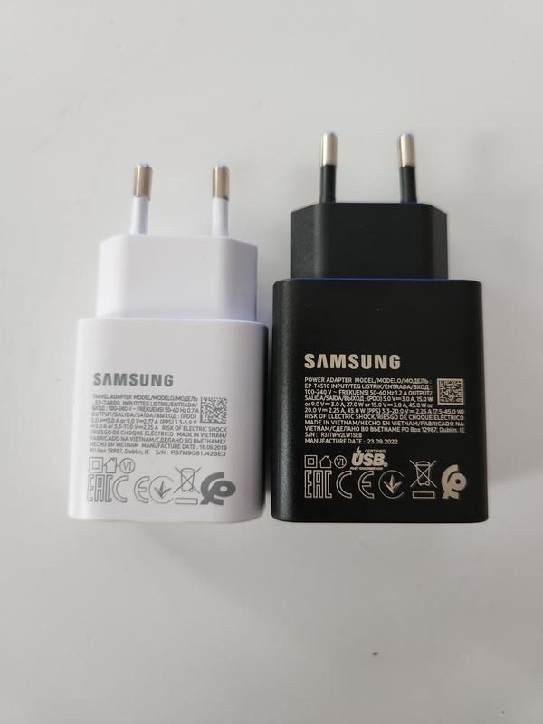 Samsung Chargeur mural à charge rapide USB-C 45 W, noir – futurcellphone