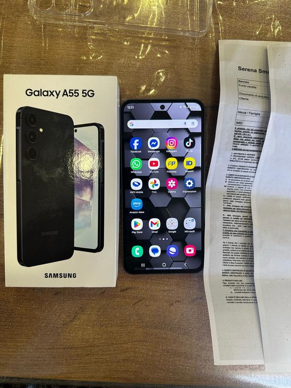 Galaxy A55 5G - Design Iconico e Funzionalità Avanzate 8GB Blu